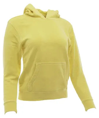 Produktbild von Hoodie Uni Pullover Sweatshirt warm Vlies Kapuze Pulli Tasche 7350 gelb XL