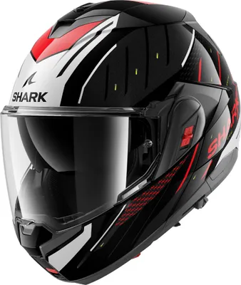 Immagine prodotto di Casco modulare Shark Oxo Rydger, nero/argento/rosso, 2XL (63/64)