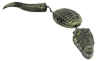 Produktbild von Schwimmender Alligator-Lockvogel, 3 Abschnitte, 82,9 cm, für Gartenteich und Hinterhof-Dekoration