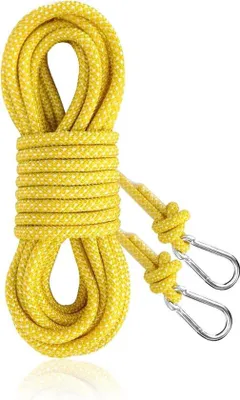 Obrázek produktu pro Pevná nylonová šňůra na prádlo pro kempování, venkovní použití a balkon, 15 m, 8 mm, nylon