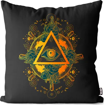 Produktbild von VOID Auge Astrologie Mythologie Kissenbezug Kissenhülle Sofakissen Kissen Deko Outdoor-Kissen Dekokissen