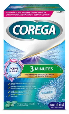 Obrázok produktu pre Corega tablety na zubné náhrady, 6 kusov