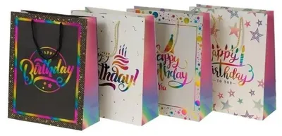 Zdjęcie produktu dla Torebka prezentowa 32x26x10cm MIX - ADAR