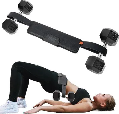Productafbeelding van Verstelbare Heupstuwkracht Riem voor Bilspieroefeningen - Ideaal voor Gym en Thuis