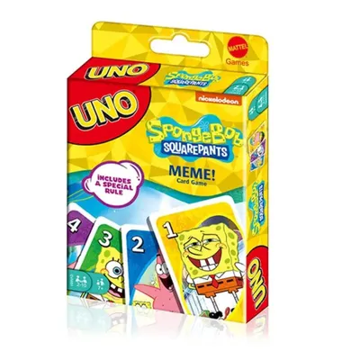 Produktbild von Uno Spongebob Squarepants - Classic color & number card game, board game NEW &