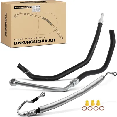 Produktbild von Frankberg 3x Servolenkung Ausgleichsbehälter Hydraulikschlauch für BMW 5er Touring E39 1996-2004