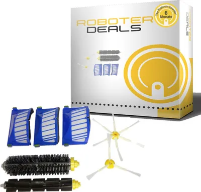 Produktbild von Zubehör Set für iRobot Roomba 600 Serie (3x Filter, 2x Seitenbürste, 2x Hauptbürste)