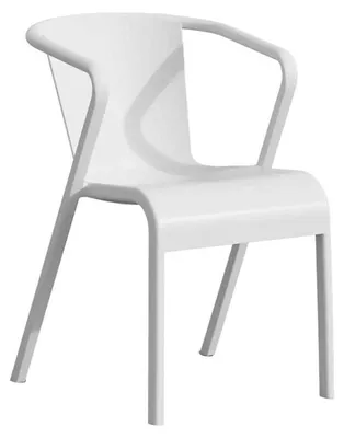 Image de Fauteuil de terrasse en POLYPROPYLENE Blanc pour Exterieur