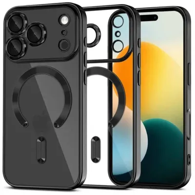 Zdjęcie produktu dla Etui Tech-Protect Magflex Magsafe Na Iphone 17 - Przezroczysto-Czarne