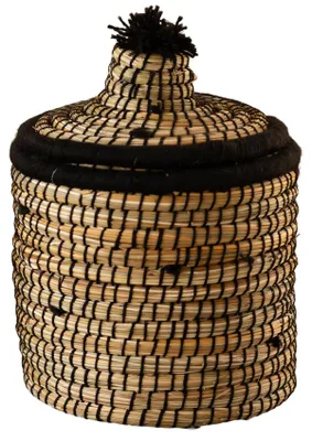 Produktbild von Korb mit Deckel Wolle