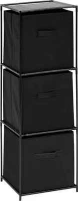 Zdjęcie produktu dla 5 five simply smart - Regal 3 ebenen mix n modul schwarz