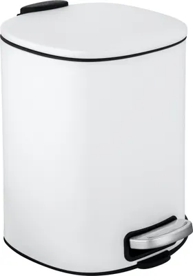 Produktbild von WENKO Tret Müll Eimer ALASSIO 5 L Abfall Korb Kosmetik Absenkautomatik Bad WC
