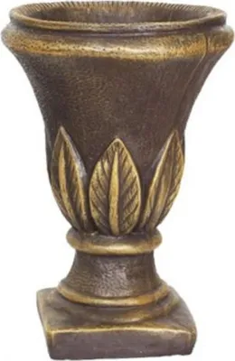 Obrázok produktu pre Casa Padrino Barokový kvetináč Antique Brown / Gold Ø 41 x V. 60 cm