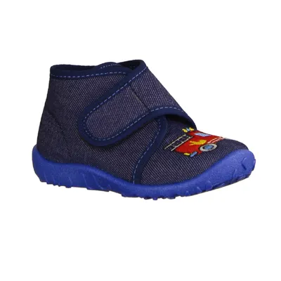 Produktbild von Superfit Spotty 09253-80 Kinderhausschuhe, Jungs, Blau, Textil, NEU - Haus - hüttenschuhe Kinder Hausschuhe, Blau