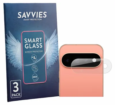Produktbild von 3x Savvies Schutzglas Folie für Google Pixel 11 Pro (NUR Kameraschutz) 9H Panzer Schutzfolie Glas Displayschutz klar transparent