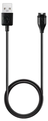 Produktbild von Ladekabel Smartwatch für Garmin Fenix 8 Amoled / Vivoactive 6 USB 1m Schwarz
