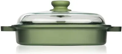 Produktbild von Risoli Vaporgrill 0091QDRIN/26 Bratpfanne, Gusseisen/Gussaluminium, Induktionsherd-geeignet, Antihaftbeschichtung, inkl. Deckel
