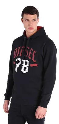 Produktbild von Diesel S-ANJ Felpa 81E Herren Sweatshirt Hoody Kapuzenshirt
