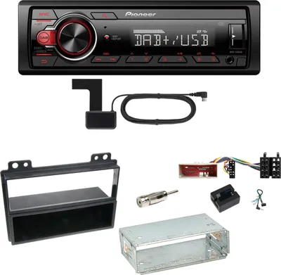 Produktbild von Pioneer MVH-130DAB Digitalradio USB Einbauset für Ford Fusion Fiesta