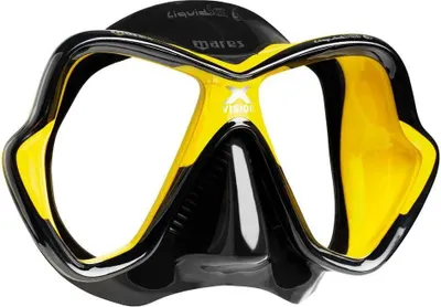 Produktbild von Mares X-Vision Ultra LiquidSkin Farbe: schwarz/gelb / Linse: klar