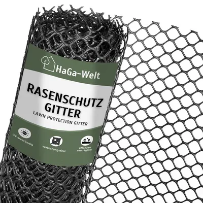 Zdjęcie produktu dla Elzusha - Siatka ochronna na trawnik, 1,3 x 10 m. Wzmocnienie podłoża, idealna do podjazdów