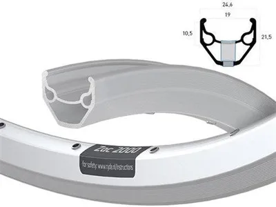 Produktbild von RODI RIM 28 Zoll 622 ZAC2000 Silberschärfte Seite 32 Löcher