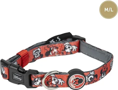 Obrázek produktu pro Obojek pro psy Disney Minnie Mouse M / L Nastavitelný, robustní a pohodlný