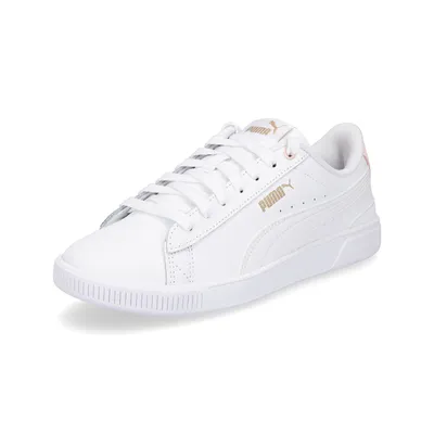 Produktbild von Puma Damen Leder Sneaker Vikky v3 weiß rosa