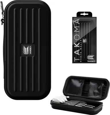 Produktbild von Target Darts Takoma Regular Dart-Etui Schwarz - EVA Material für 3 Darts - 18x8,5x5cm