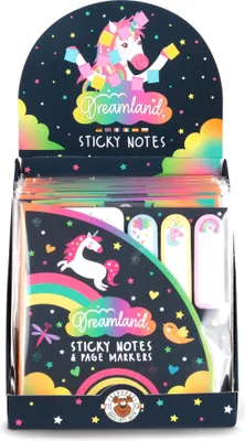 Produktbild von Haftnotizen „Einhorn Dreamland“ – TRENDHAUS