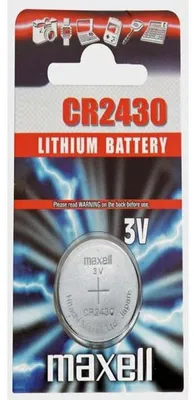 Obrázek produktu pro Maxell - lithiová, knoflíková, CR2430, 3V