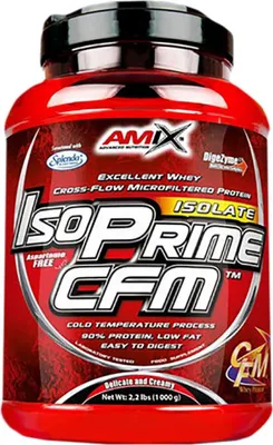 Imagen del producto de AMIX | IsoPrime CFM, sabor chocolate con cacahuetes y caramelo