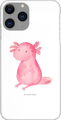 Produktbild von Mr. & Mrs. Panda Iphone 11 Pro Handyhülle Axolotl Niedlich - Weiß - Geschenk, Zufrieden, Handy Case, Axolot, Fröhlich, Liebe, Freundin, Premium Kunststoff