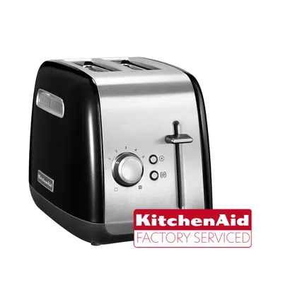 Produktbild von KitchenAid 5KMT2115EOB Toaster Classic Onyx schwarz Factory Serviced