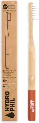 Image de Brosse à dents moyenne douce - Rouge