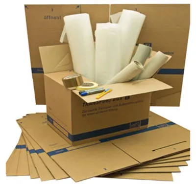 Produktbild von 1x Umzugsset für 1-2 Zimmer - 24 Umzugskartons und viel nützliches Zubehör