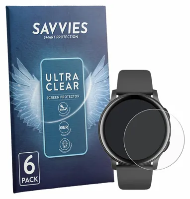 Produktbild von 6x Für AcclaFit D2 1.38" Schutzfolie Savvies Displayschutz Display Schutz Folie Klar Transparent
