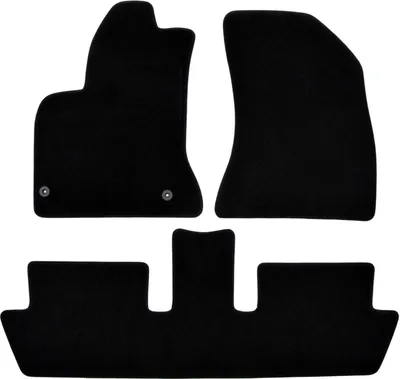 Obrázok produktu pre J&J Automotive | PREMIUM BLACK autokoberce velúrové pre Citroen C4 Picasso 5seat 2006-2013 4ks