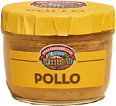 Produktbild von Paté Casa Tarradellas | Hühnerpastete ohne Gluten | Proteinreich & streichzart | 125 g Glas