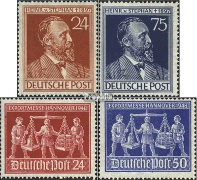 Produktbild von Briefmarken Alliierte Bes.-Gem.Ausg. 1947 Mi 963-964,969-970 (kompl.Ausg.) postfrisch I. Kontrollratsausgabe