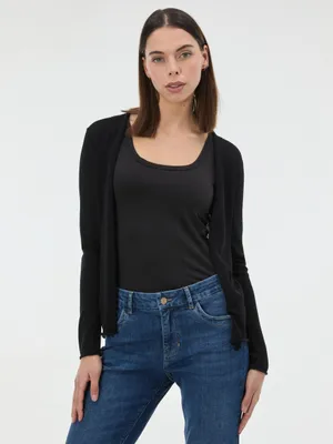 Produktbild von Orsay Schwarze Damenstrickjacke M