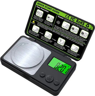 Produktbild von INF CX-555A Schmuckwaage 50g/0.001g - Hochpräzise digitale Taschenwaage