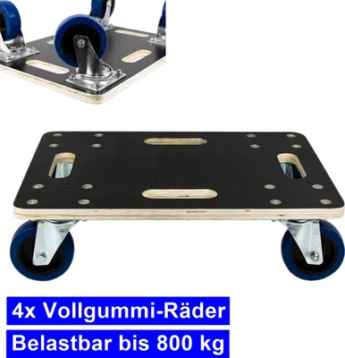 Produktbild von Rollbrett Möbelroller Transportroller Transportwagen Schwerlast Rollbrett Möbelroller