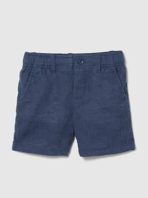 Produktbild von GAP Kinder Shorts aus Leinen, knielang, gestreift, Dunkelblau, Größe 5 Jahre