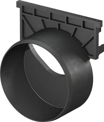 Obrázok produktu pre ACO Self ® Entwässerung Baukasten Stirnwand mit Stutzen