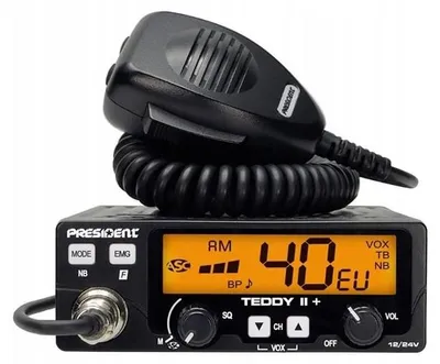 Zdjęcie produktu dla Radio CB Teddy II Plus ASC VOX AM FM 12 V 24 V