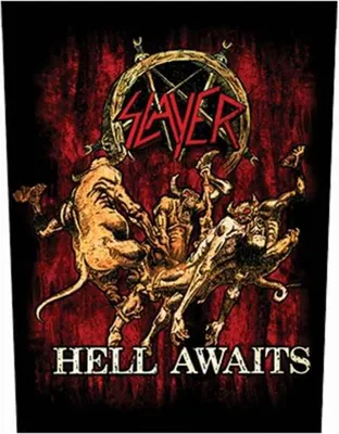 Produktbild von Slayer Hell Awaits Rückenaufnäher