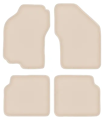 Produktbild von DURBAN Beige Velours-Fußmatten-Set für Fiat Brava Limousine (1995-2001)