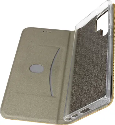 Image de Avizar, coque en tissu (Soft-Touch) avec fonction support pour Samsung Galaxy S22 Ultra, couleur or
