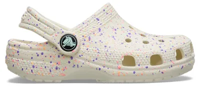 Imagen del producto de Crocs Classic Glow, sandalia para niños con diseño de salpicaduras fluorescentes, talla 37-38